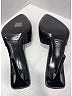 Saint Laurent 100% Leather Gray Black Romy Mule Sandals Size EU 38 - photo 9