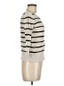 Ann Taylor LOFT 100% Cotton Stripes Ivory Pullover Sweater Size M - photo 4