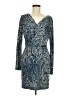 BCBGeneration Print Blue Cocktail Dress Size M - photo 1