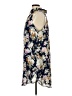 TCEC 100% Polyester Floral Blue Casual Dress Size L - photo 5