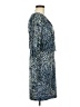 BCBGeneration Print Blue Cocktail Dress Size M - photo 4