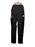 Adidas 100% Polyester Black Track Pants Size L - photo 1