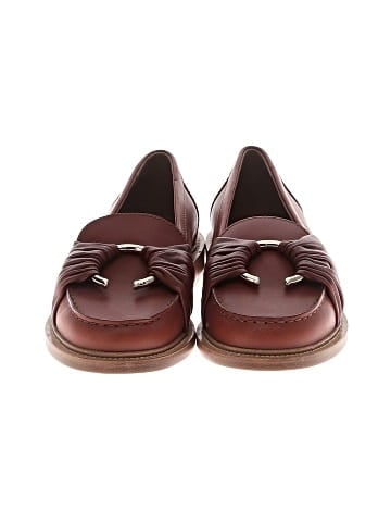 Chloé Leather hana ring-embellished loafers (view 2)