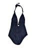 Kona Sol Paisley Blue One Piece Swimsuit Size S - photo 2