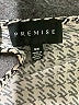PREMISE Houndstooth Gray Long Sleeve Blouse Size M - photo 7