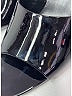 Saint Laurent 100% Leather Gray Black Romy Mule Sandals Size EU 38 - photo 4