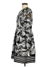 Perceptions Graphic Black Casual Dress Size 10 - photo 5