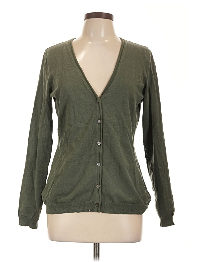 Pre-owned Tommy Bahama Cardigan Sweater In Green