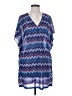 H&M 100% Polyester Blue Kimono Size S - photo 1