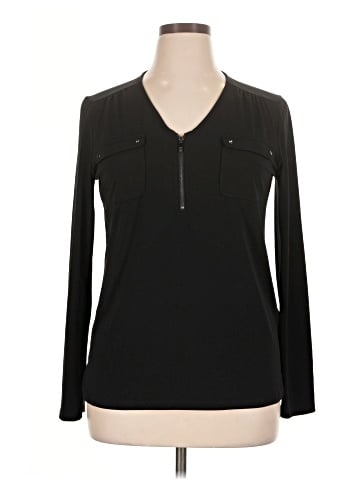 Jones New York Signature Long Sleeve Top (view 1)