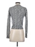 Pure Collection 100% Cashmere Tweed Silver Black Cashmere Pullover Sweater Size 2 - photo 2