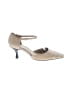 Michelle D. Ivory Tan Heels Size 8 1/2 - photo 1