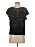 Vince Camuto 100% Polyester Black Short Sleeve Top Size XS - photo 2