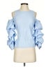 JOA Blue Sleeveless Blouse Size XS - photo 1