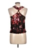 Xhilaration 100% Polyester Black Sleeveless Blouse Size L - photo 2