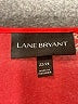 Lane Bryant 100% Polyester Red 3/4 Sleeve Blouse Size 22 - 24 Plus - photo 7