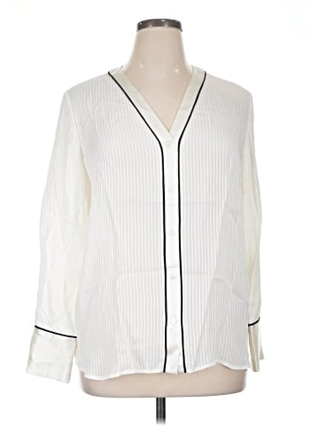 Club Monaco Long Sleeve Blouse (view 1)