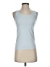 Per Se By Carlisle Solid Blue Tank Top Size S - photo 1