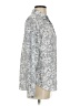 Unbranded 100% Polyester Paisley Gray Blue Long Sleeve Blouse Size XS - photo 4