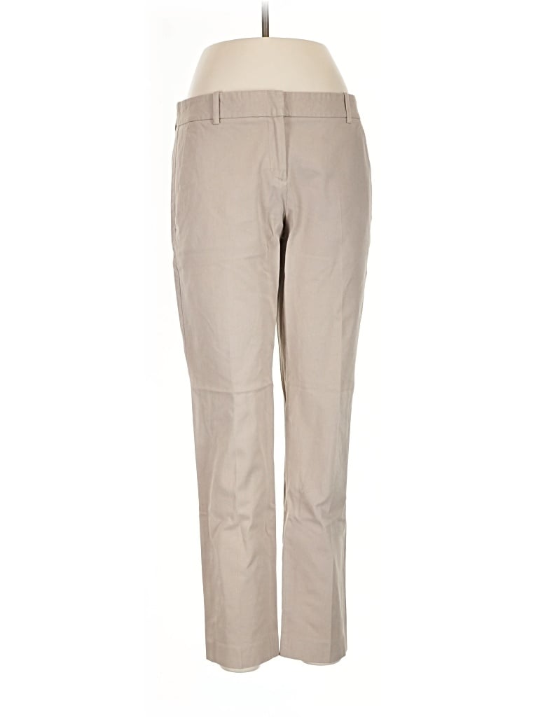 Pre-owned Theory Khaki Pant In Tan