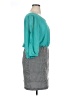 En Focus Studio 100% Polyester Color Block Teal Casual Dress Size 16 - photo 4