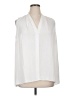 Vince Camuto 100% Polyester Ivory Sleeveless Blouse Size 1X - photo 1