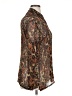 Chico's Animal Print Brown Long Sleeve Blouse Size XL - photo 4