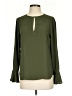 Ann Taylor LOFT 100% Polyester Green Long Sleeve Blouse Size XS - photo 1