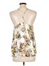 Leith 100% Polyester Ivory Sleeveless Blouse Size L - photo 2