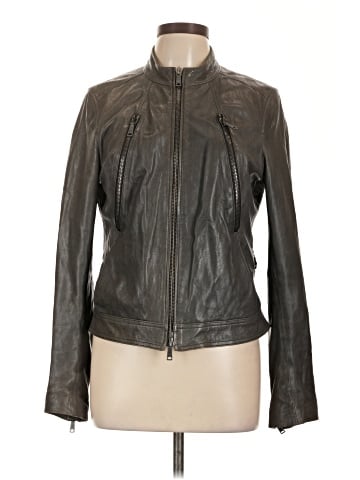 Vince. Leather Jacket (view 1)