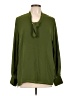 Acevog 100% Polyester Green Long Sleeve Polo Size L - photo 1