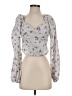 Vero Moda 100% Cotton Gray Long Sleeve Blouse Size XS - photo 1