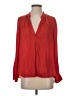 Zadig & Voltaire Red Long Sleeve Blouse Size S - photo 1