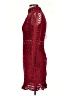 Unbranded 100% Polyester Burgundy Cocktail Dress Size 4 - photo 5