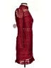 Unbranded 100% Polyester Burgundy Cocktail Dress Size 4 - photo 4