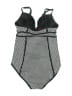 SPANX Stripes Black One Piece Swimsuit Size 6 - photo 2