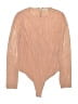 Alice + Olivia Pink Tan Bodysuit Size M - photo 1