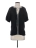 Yest Black Short Sleeve Blouse Size 2 - photo 1