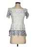 Maurices 100% Rayon White Short Sleeve Blouse Size S - photo 1