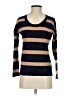 Willi Smith 100% Merino Stripes Blue Wool Sweater Size S - photo 1