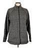 T by Talbots 100% Polyester Houndstooth Gray Jacket Size L - photo 1