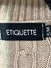Etiquette 100% Rayon Tan Cardigan Size S - photo 7