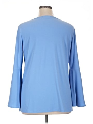 Susan Graver Long Sleeve Blouse (view 2)