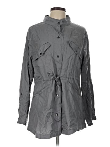 Faded Glory 3/4 Sleeve Button-Down Shirt (view 1)