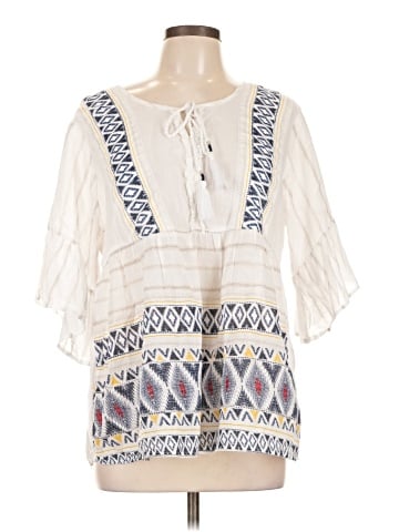 Style&Co 3/4 Sleeve Blouse (view 1)