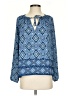 Gap Blue Long Sleeve Blouse Size S - photo 1