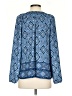 Gap Blue Long Sleeve Blouse Size S - photo 2