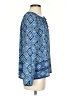 Gap Blue Long Sleeve Blouse Size S - photo 4