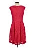 db established 1962 100% Polyester Hearts Red Cocktail Dress Size 12 - photo 2