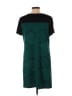 Perceptions Graphic Teal Casual Dress Size 12 (estimated, petite) - photo 2